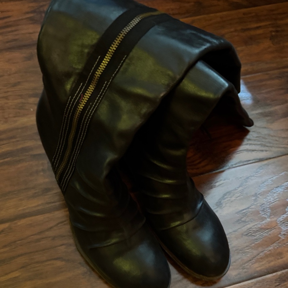 Hugo Boss Black Heeled Boots